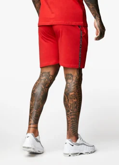 Shorts<Gym King Taped Jersey Short Red Rush
