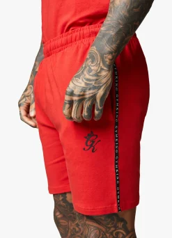 Twin Sets<Gym King Taped Jersey Short Red Rush