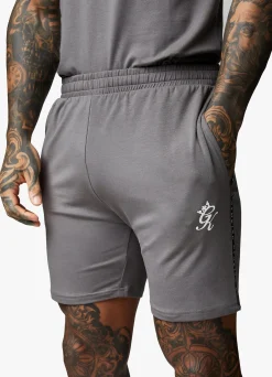 Shorts<Gym King Taped Jersey Short Fossil Grey