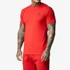 T-Shirts<Gym King Taped Jersey Tee Red Rush