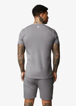 T-Shirts<Gym King Taped Jersey Tee Fossil Grey