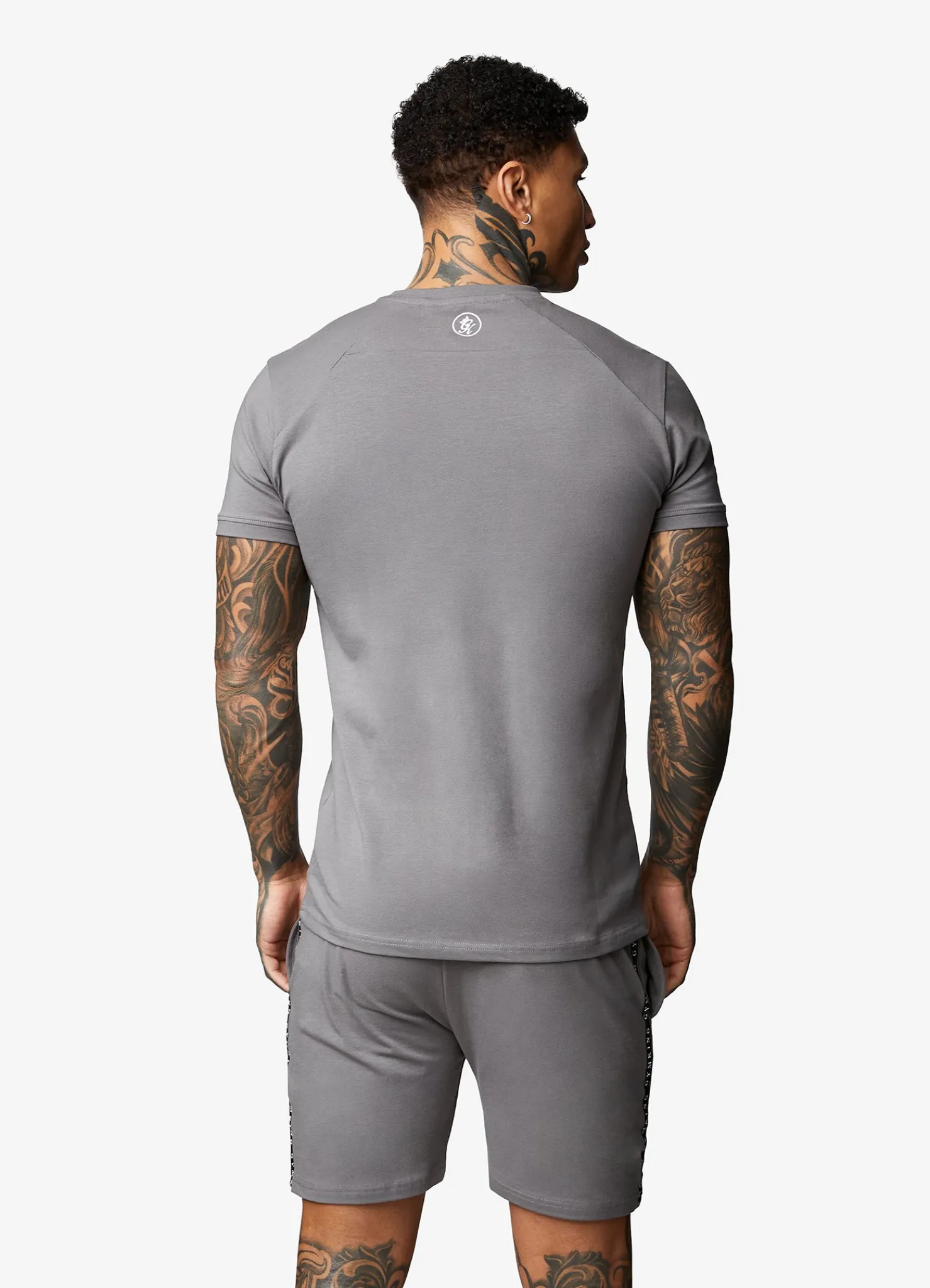 T-Shirts<Gym King Taped Jersey Tee Fossil Grey