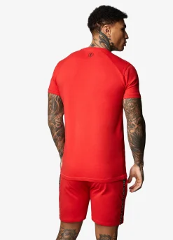 Twin Sets<Gym King Taped Jersey Tee Red Rush