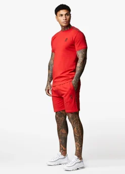 Twin Sets<Gym King Taped Jersey Tee Red Rush