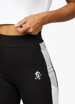 Shorts<Gym King Tri Colour Cycle Short Black/White/Grey Marl