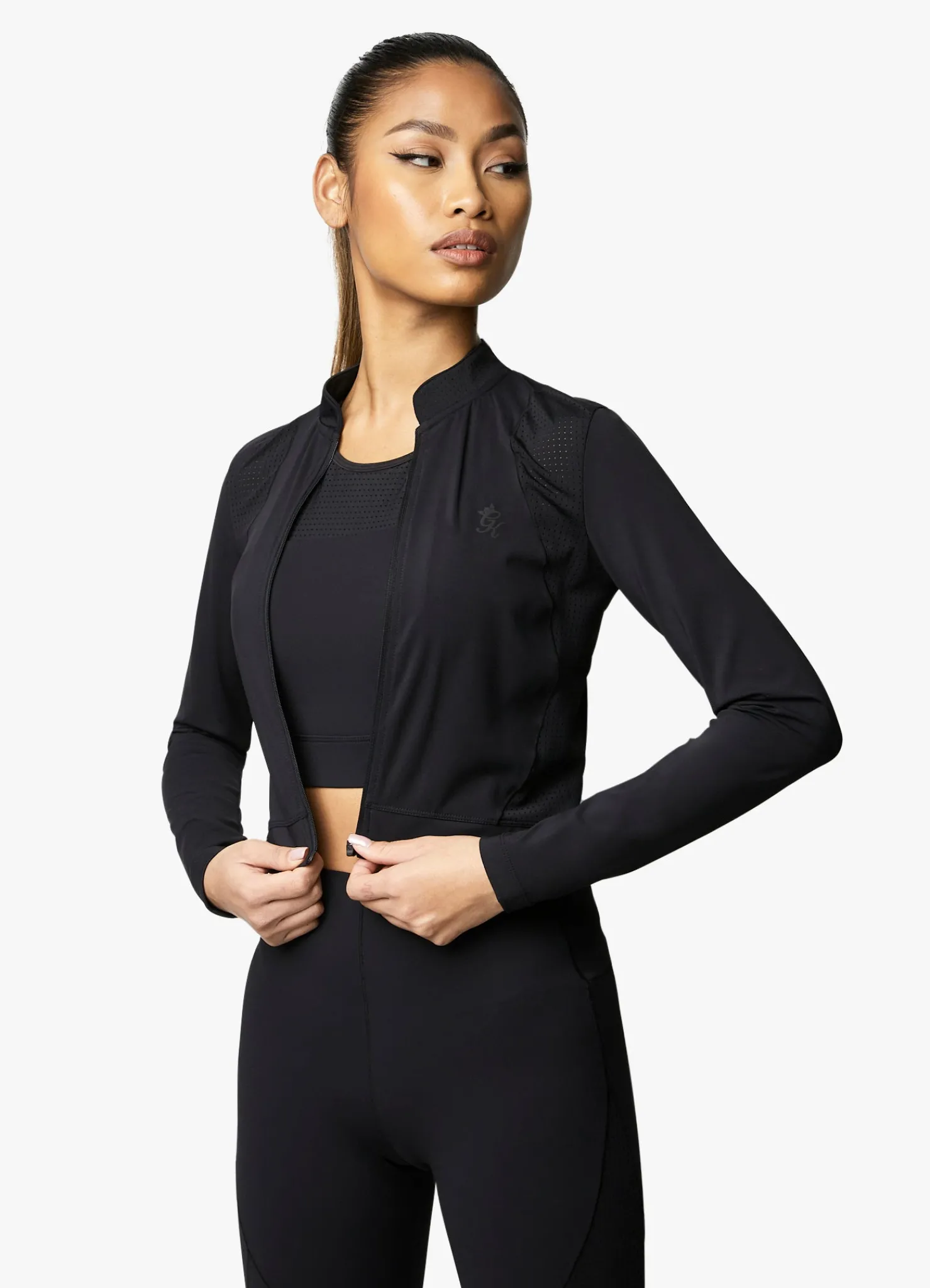 Outerwear<Gym King Uprising Full Zip Jacket Black