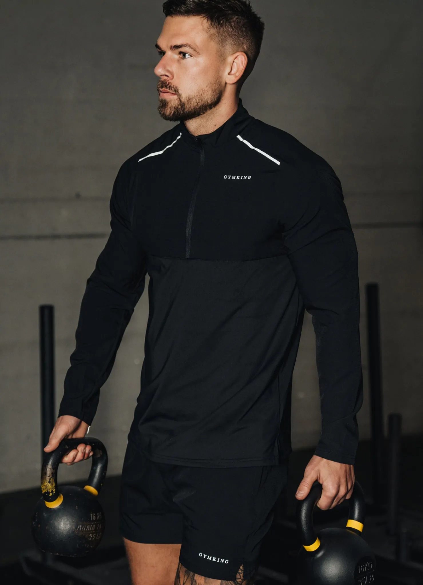 Shorts<Gym King Uprising Short Black
