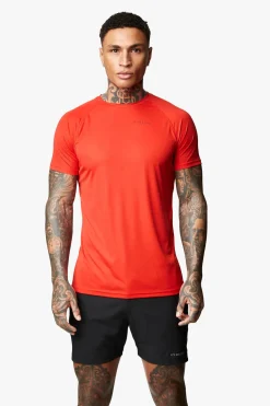 T-Shirts<Gym King Uprising Ss Tee Red Rush