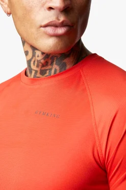 Gymwear<Gym King Uprising Ss Tee Red Rush
