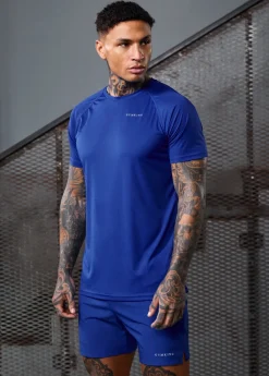 T-Shirts<Gym King Uprising Ss Tee Electric Blue