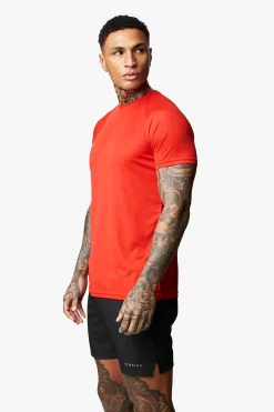 Gymwear<Gym King Uprising Ss Tee Red Rush