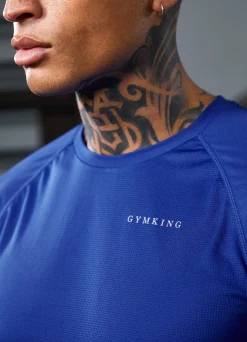 T-Shirts<Gym King Uprising Ss Tee Electric Blue