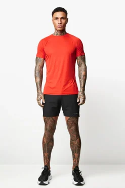 Gymwear<Gym King Uprising Ss Tee Red Rush