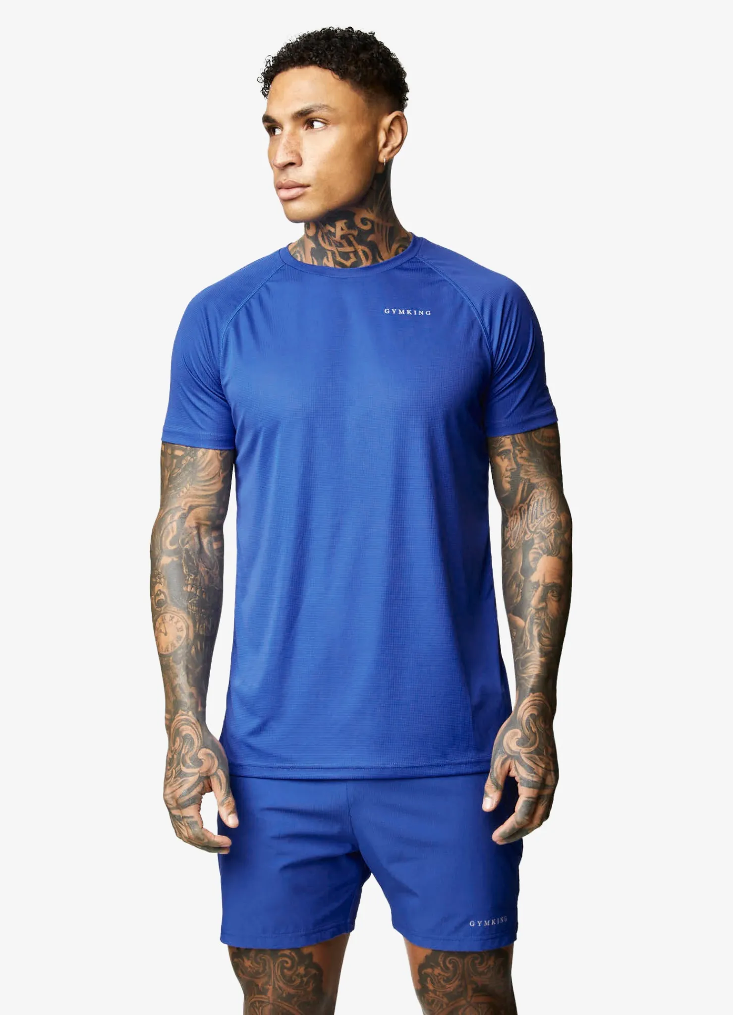 T-Shirts<Gym King Uprising Ss Tee Electric Blue
