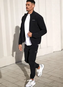 Outerwear<Gym King Utility Woven Bomber Black