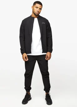 Tracksuit Tops<Gym King Utility Woven Bomber Black