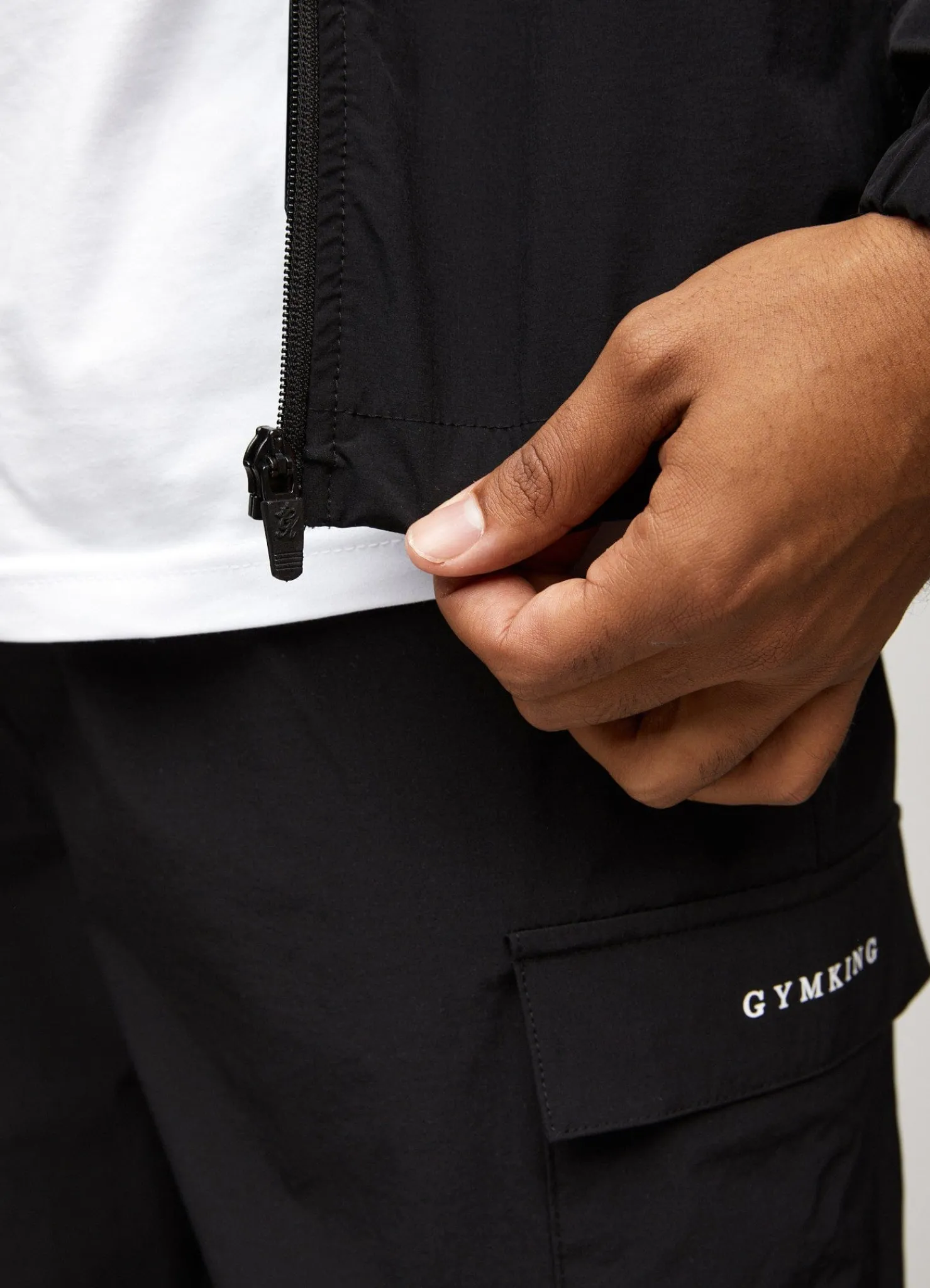 Outerwear<Gym King Utility Woven Bomber Black