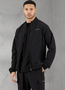 Tracksuit Tops<Gym King Utility Woven Bomber Black