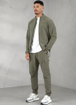 Tracksuit Tops<Gym King Utility Woven Bomber Olive
