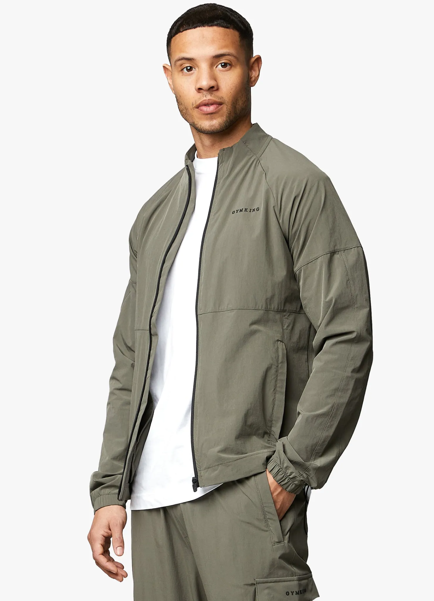 Outerwear<Gym King Utility Woven Bomber Olive