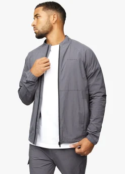 Tracksuit Tops<Gym King Utility Woven Bomber Graphite