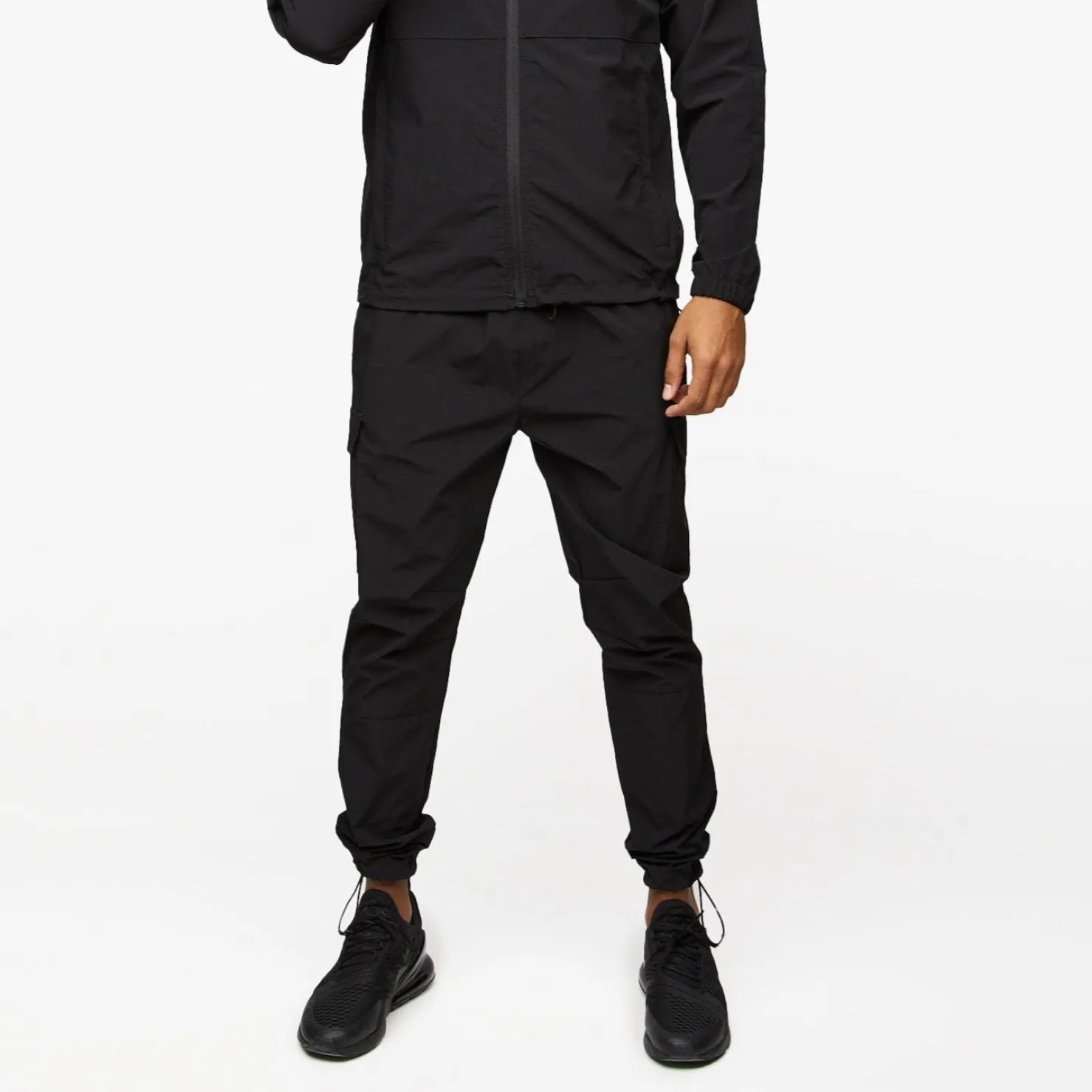 Tracksuit Bottoms<Gym King Utility Woven Cargo Pant Black