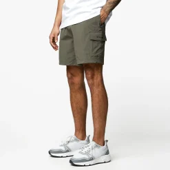 Twin Sets<Gym King Utility Woven Cargo Short Olive