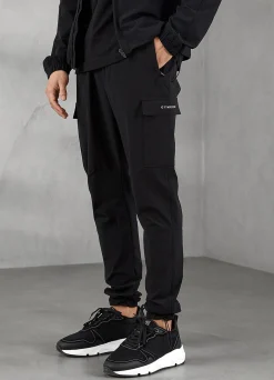 Tracksuit Bottoms<Gym King Utility Woven Cargo Pant Black