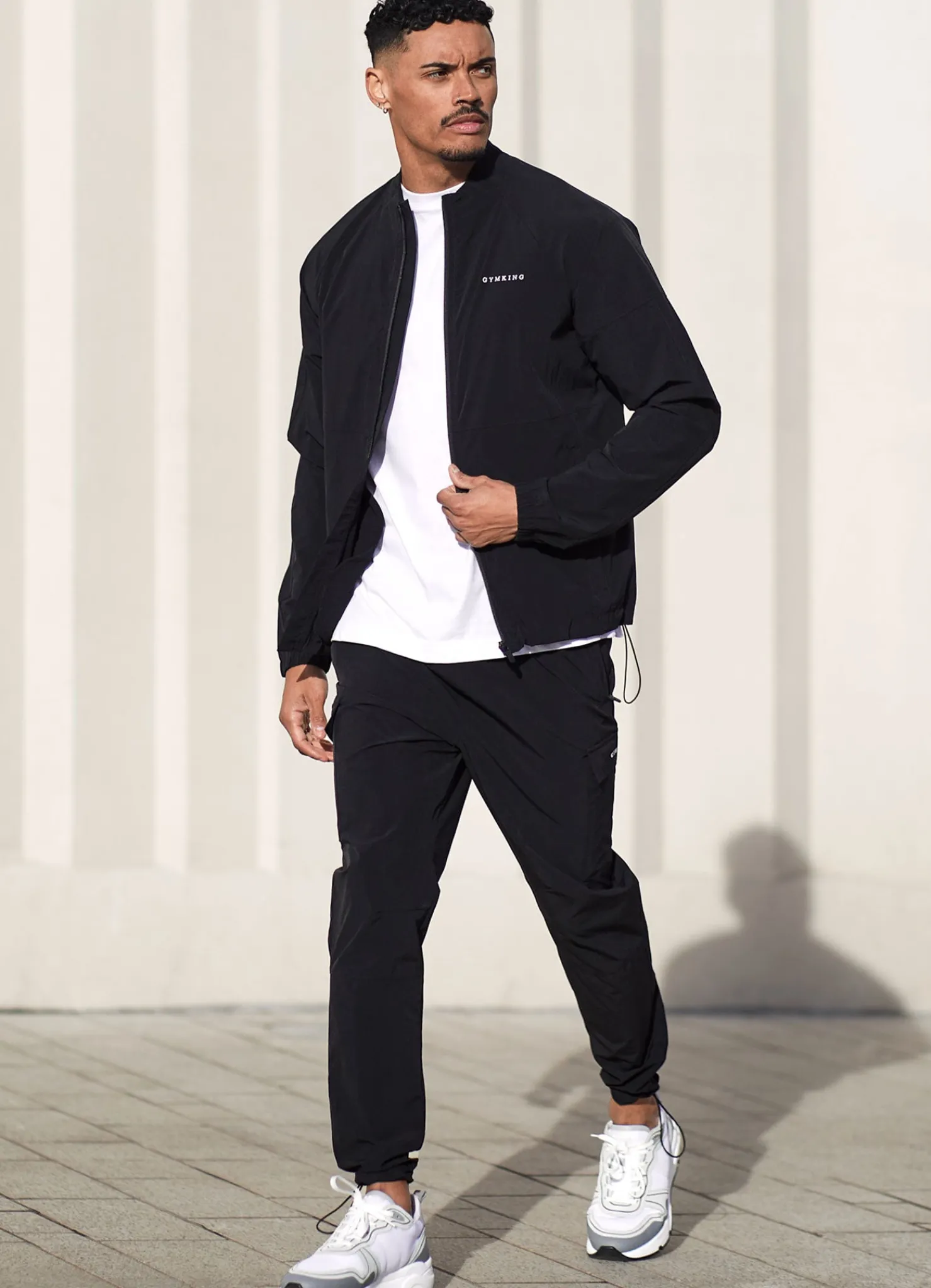 Tracksuit Bottoms<Gym King Utility Woven Cargo Pant Black