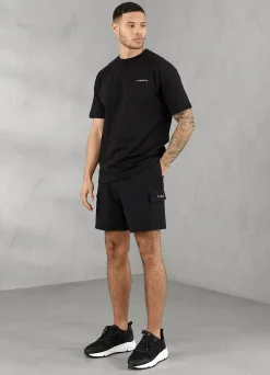 Twin Sets<Gym King Utility Woven Cargo Short Black