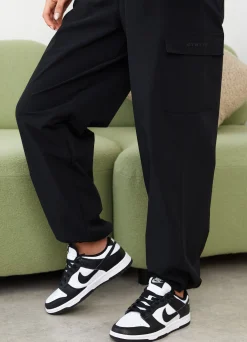 Co-Ords<Gym King Utility Woven Cargo Pant Black