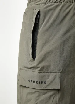 Shorts<Gym King Utility Woven Cargo Short Olive