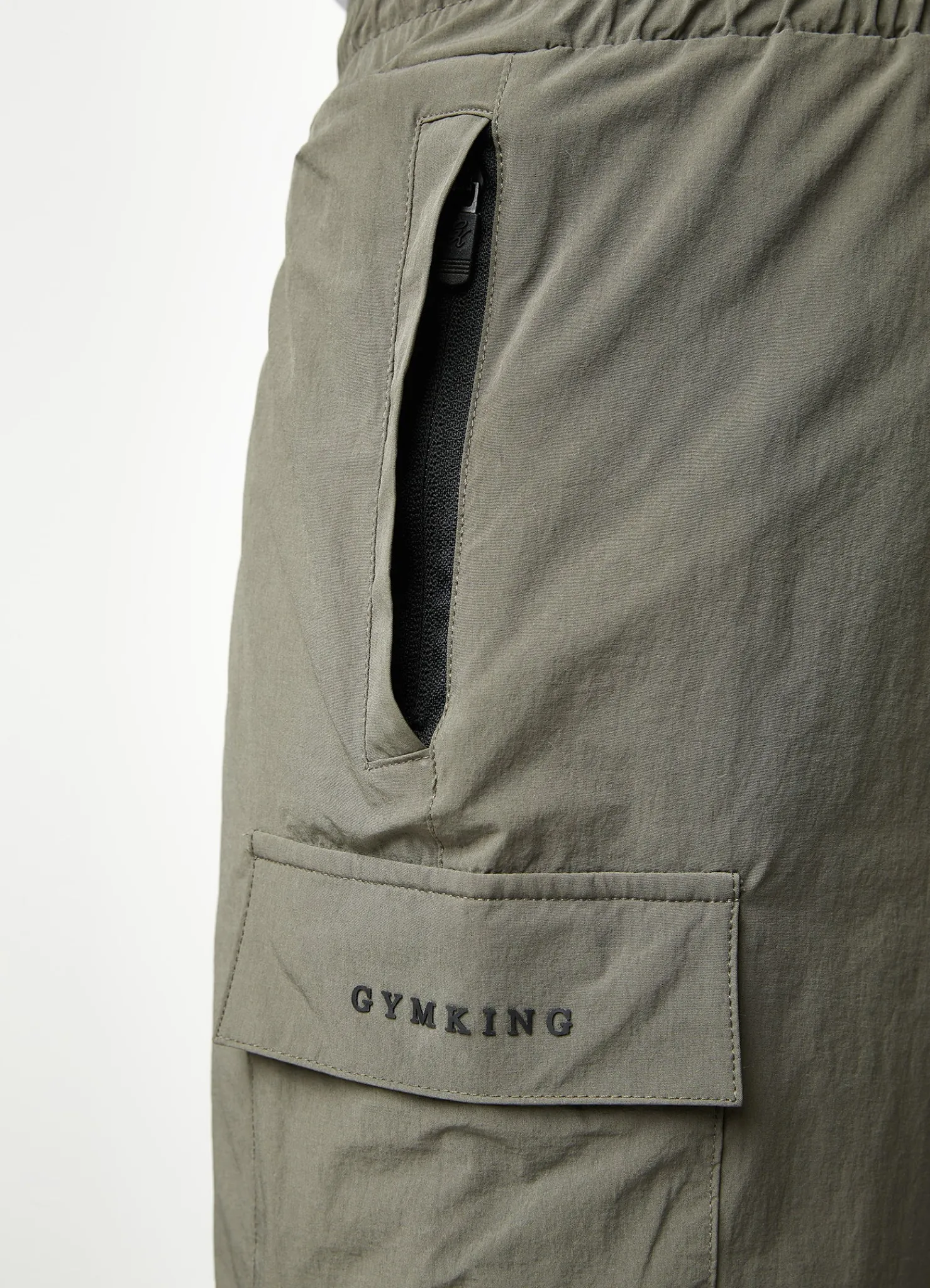 Shorts<Gym King Utility Woven Cargo Short Olive