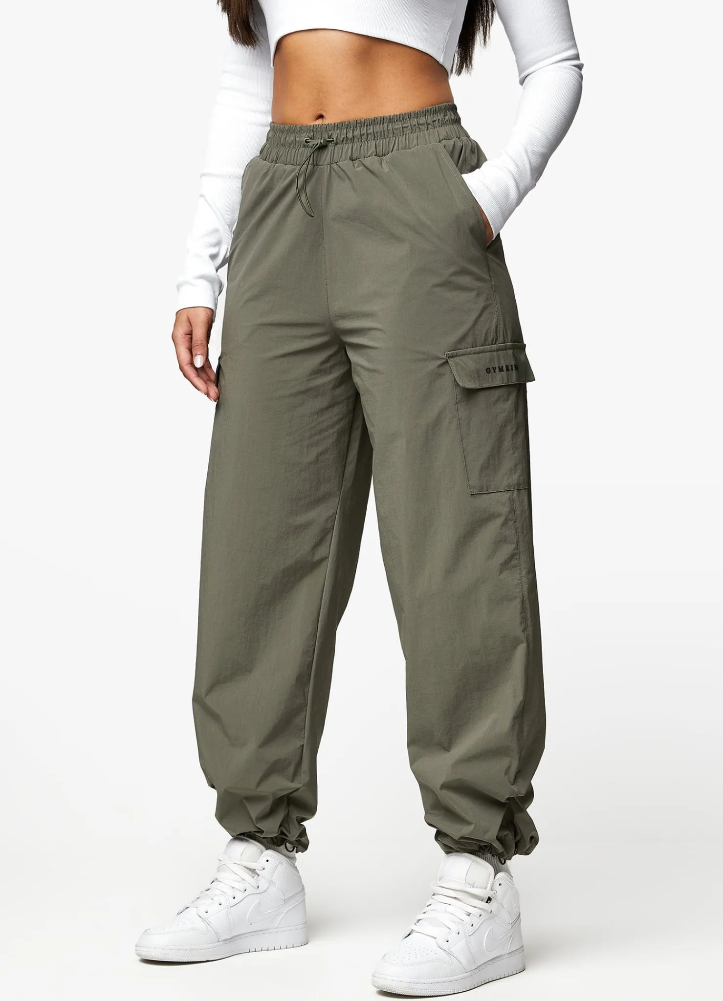 Joggers<Gym King Utility Woven Cargo Pant Olive