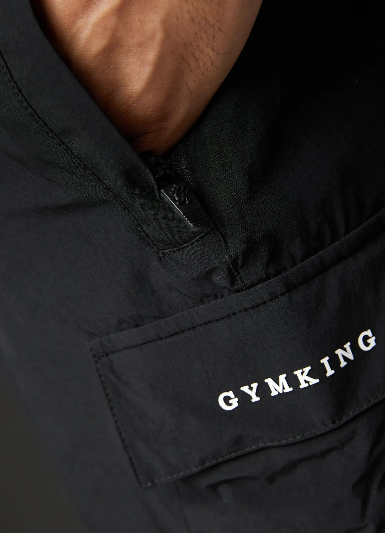 Shorts<Gym King Utility Woven Cargo Short Black