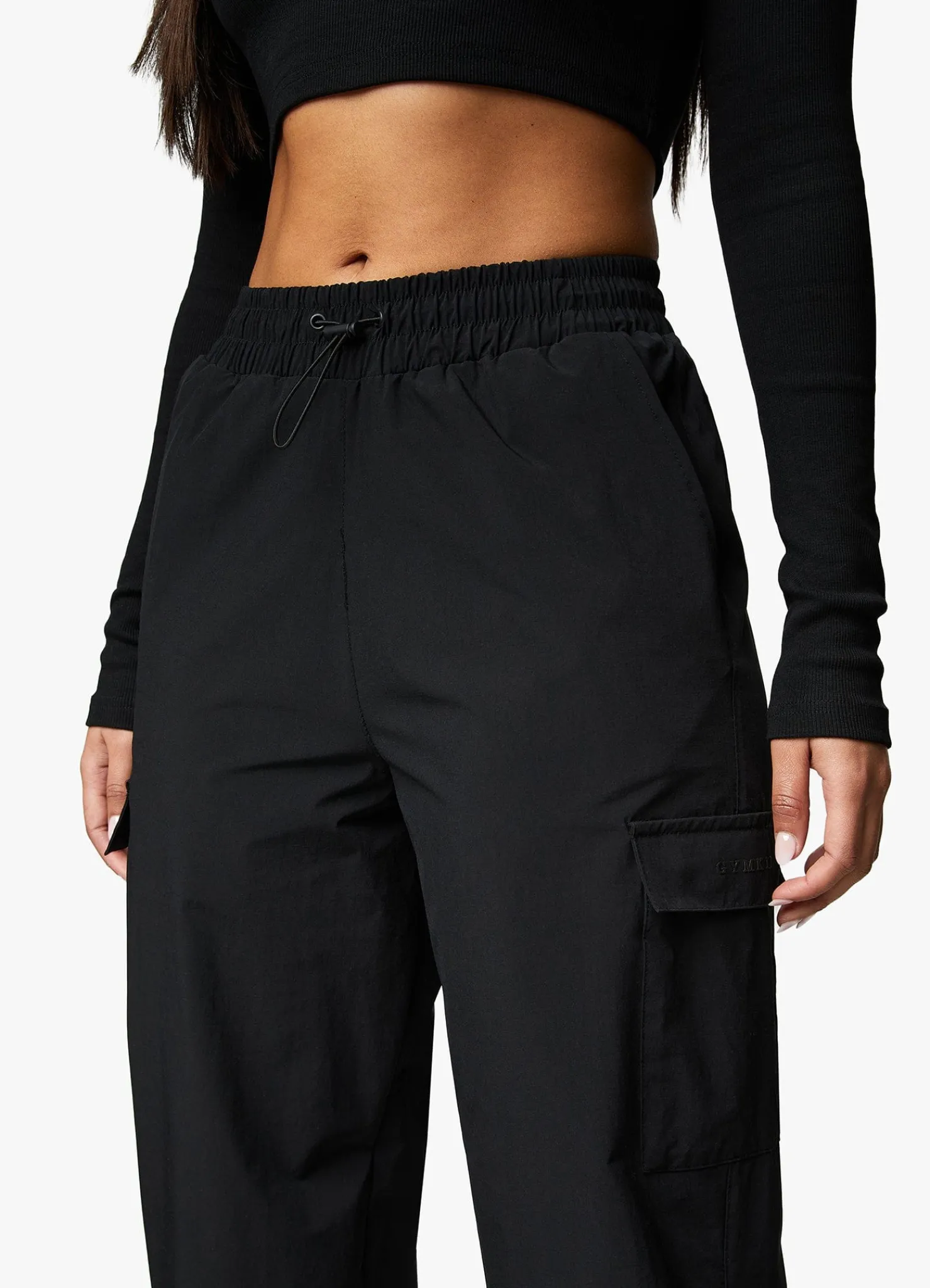 Co-Ords<Gym King Utility Woven Cargo Pant Black