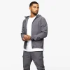 Tracksuit Tops<Gym King Utility Woven Hood Graphite