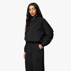 Outerwear<Gym King Utility Woven Jacket Black