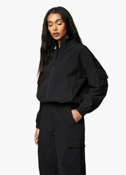Outerwear<Gym King Utility Woven Jacket Black