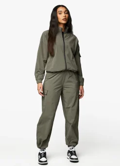 Tracksuits<Gym King Utility Woven Tracksuit Olive