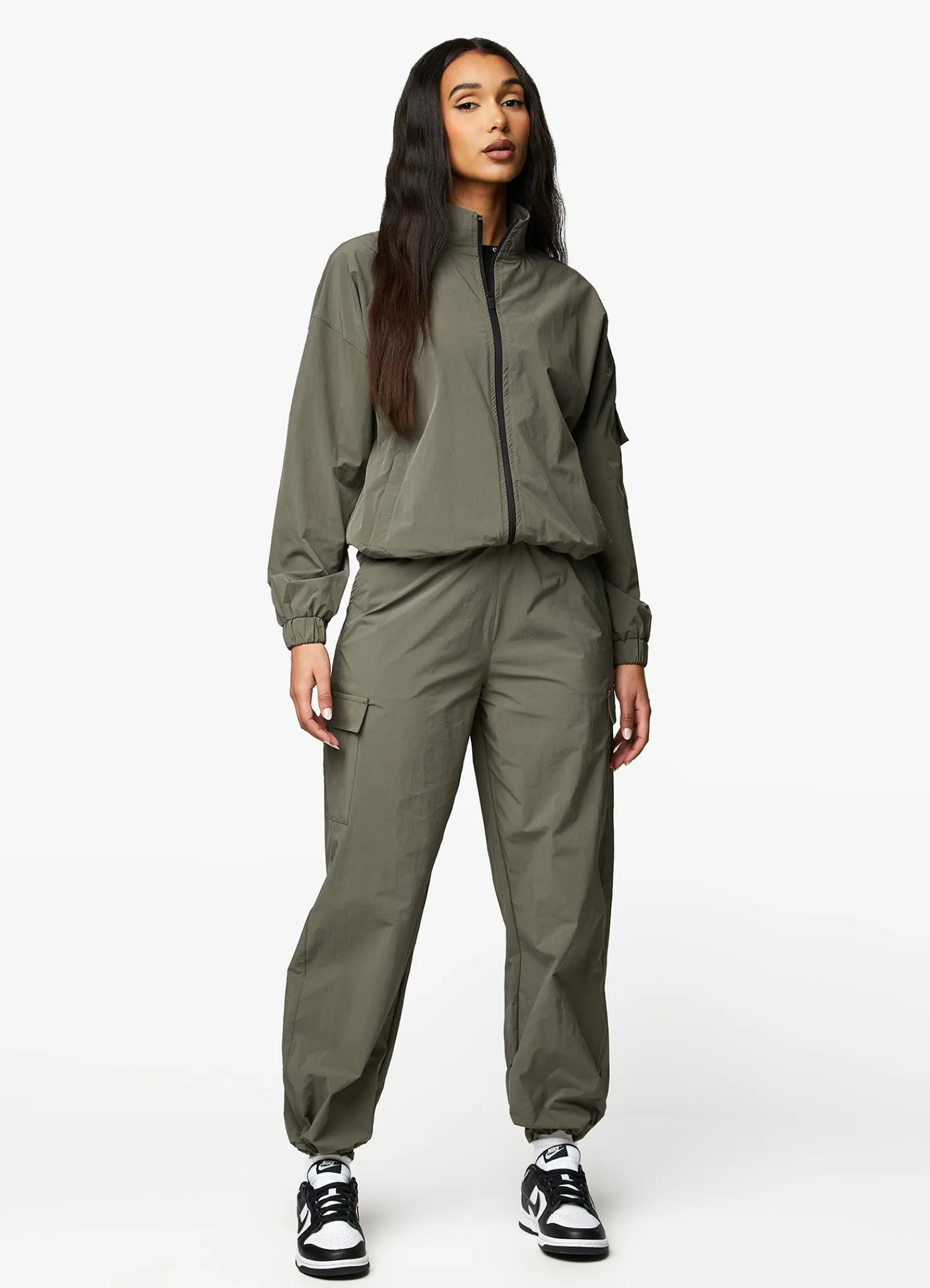 Tracksuits<Gym King Utility Woven Tracksuit Olive