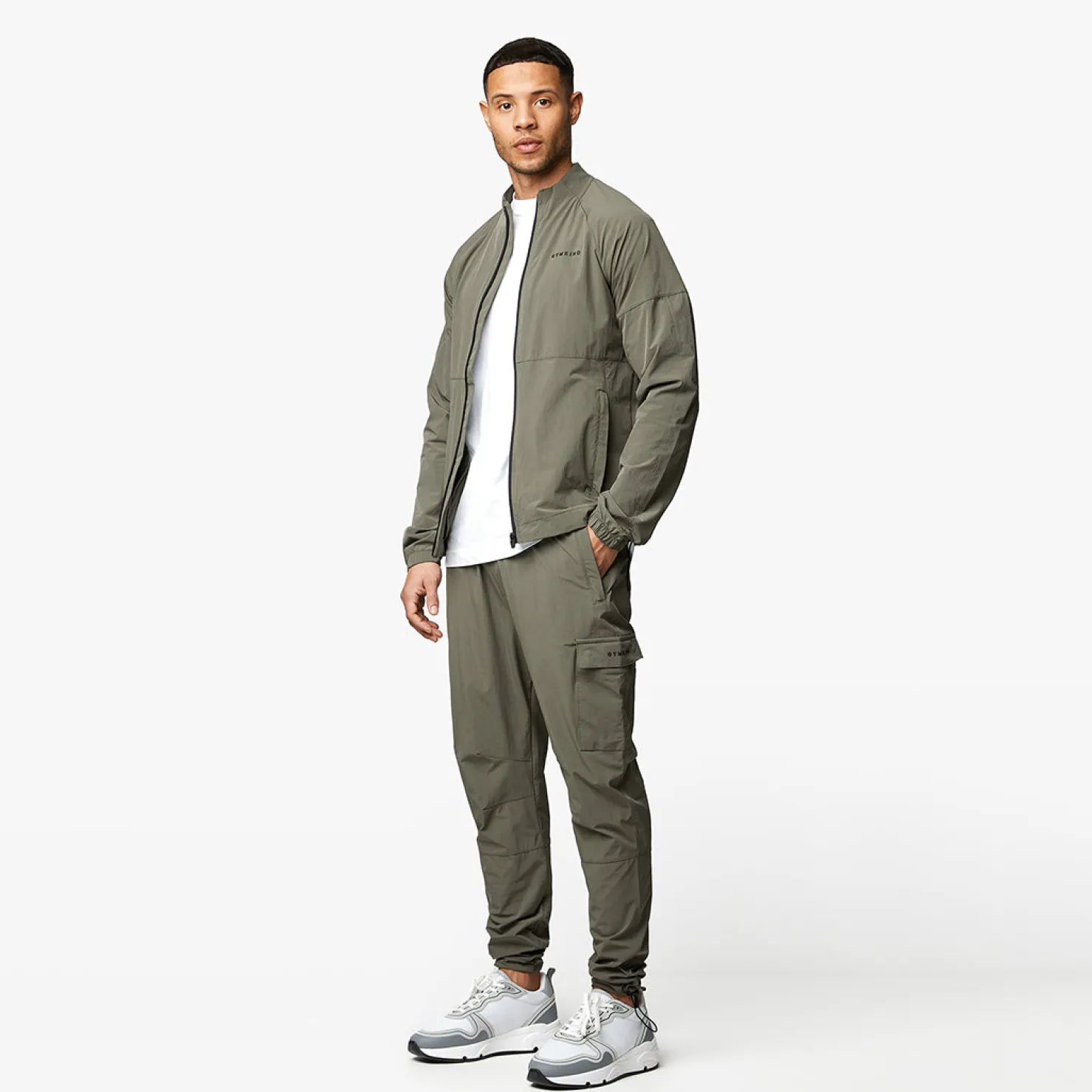 Tracksuits<Gym King Utility Woven Tracksuit Olive