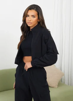 Tracksuits<Gym King Utility Woven Tracksuit Black