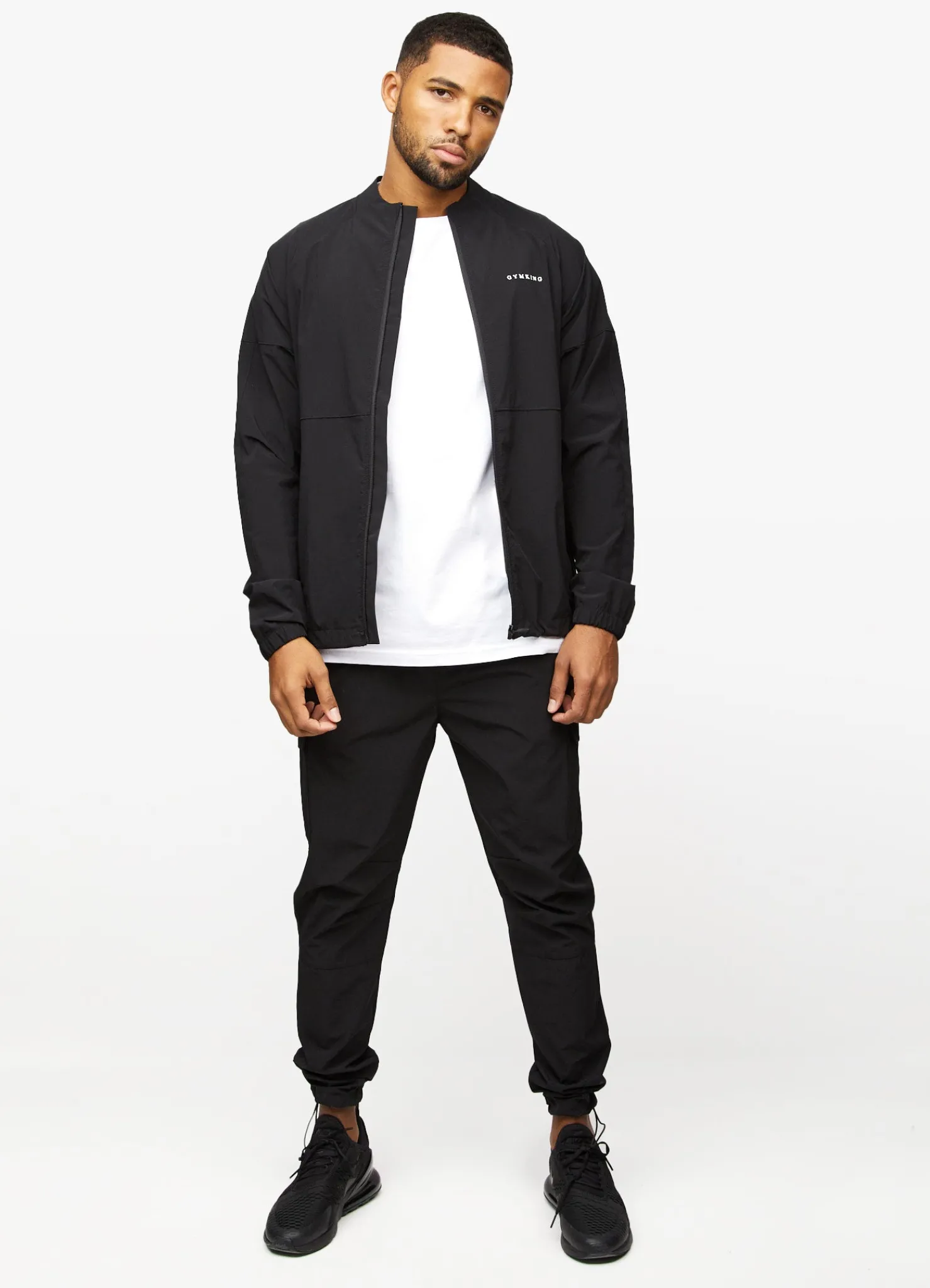 Tracksuits<Gym King Utility Woven Tracksuit Black
