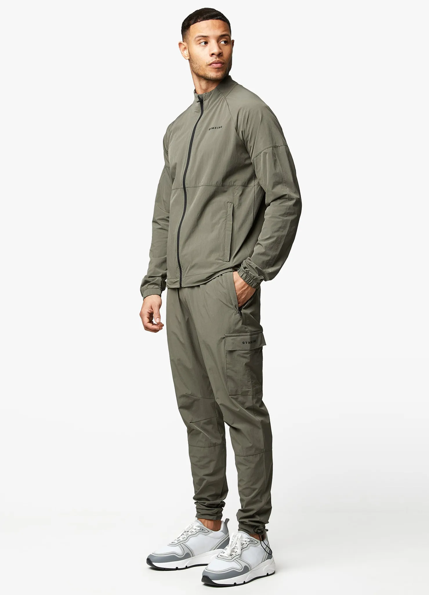 Tracksuits<Gym King Utility Woven Tracksuit Olive
