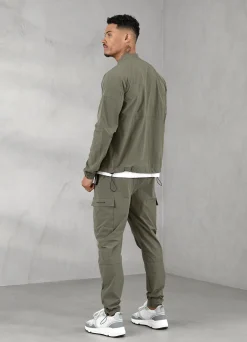 Tracksuits<Gym King Utility Woven Tracksuit Olive