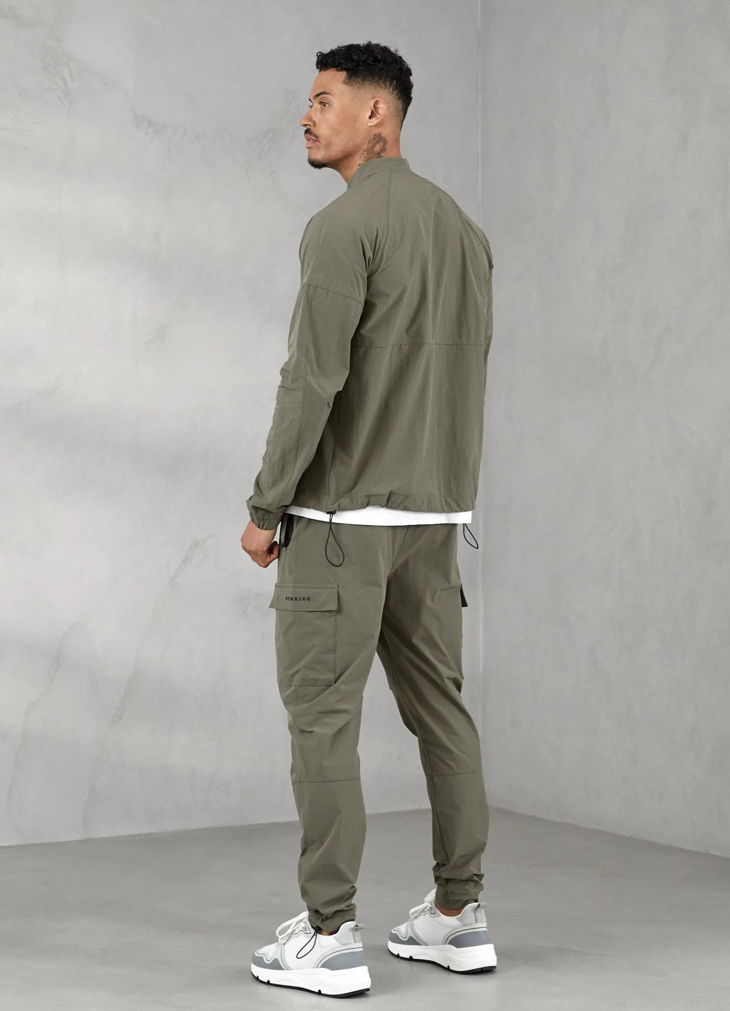 Tracksuits<Gym King Utility Woven Tracksuit Olive