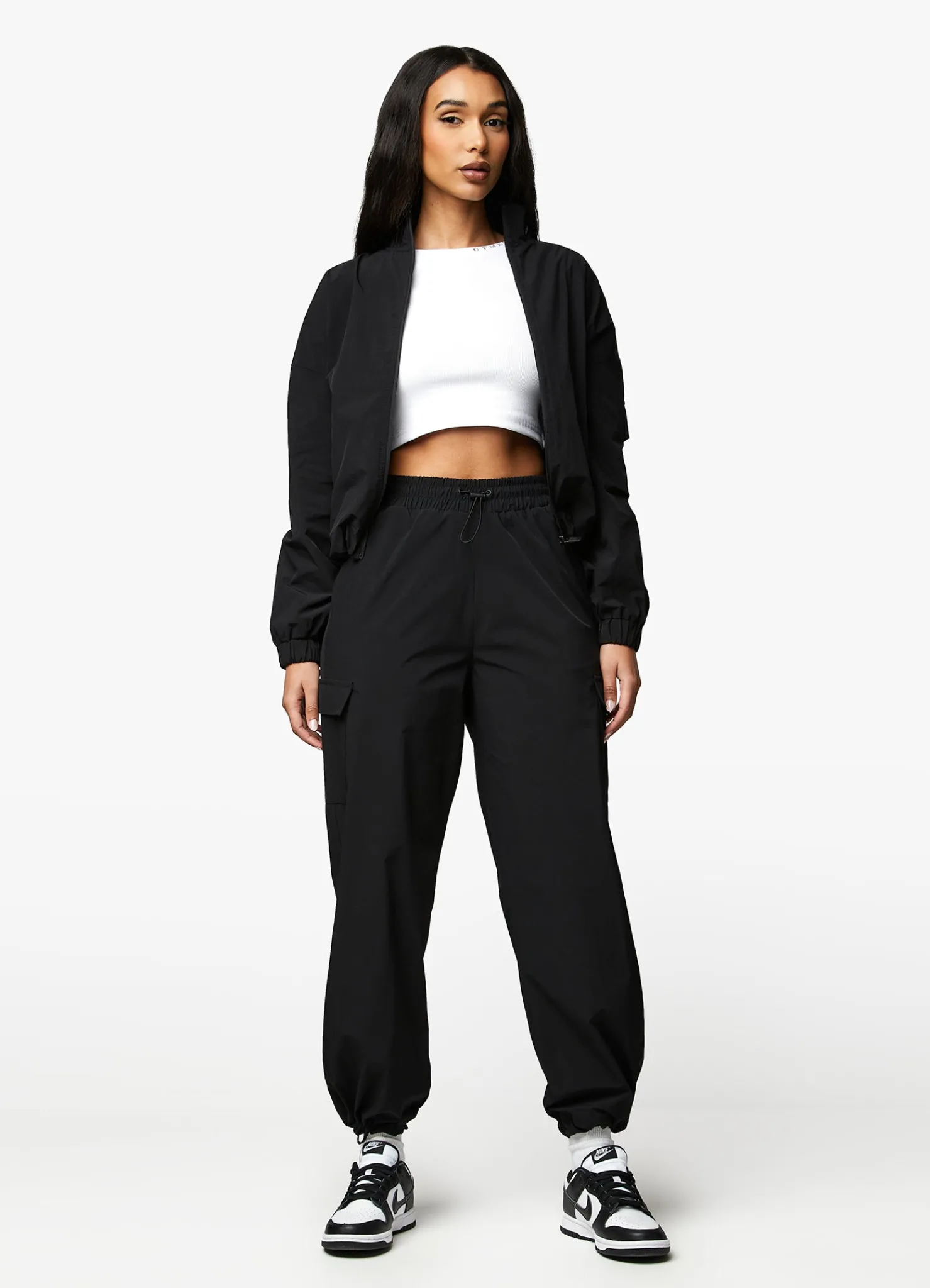 Tracksuits<Gym King Utility Woven Tracksuit Black
