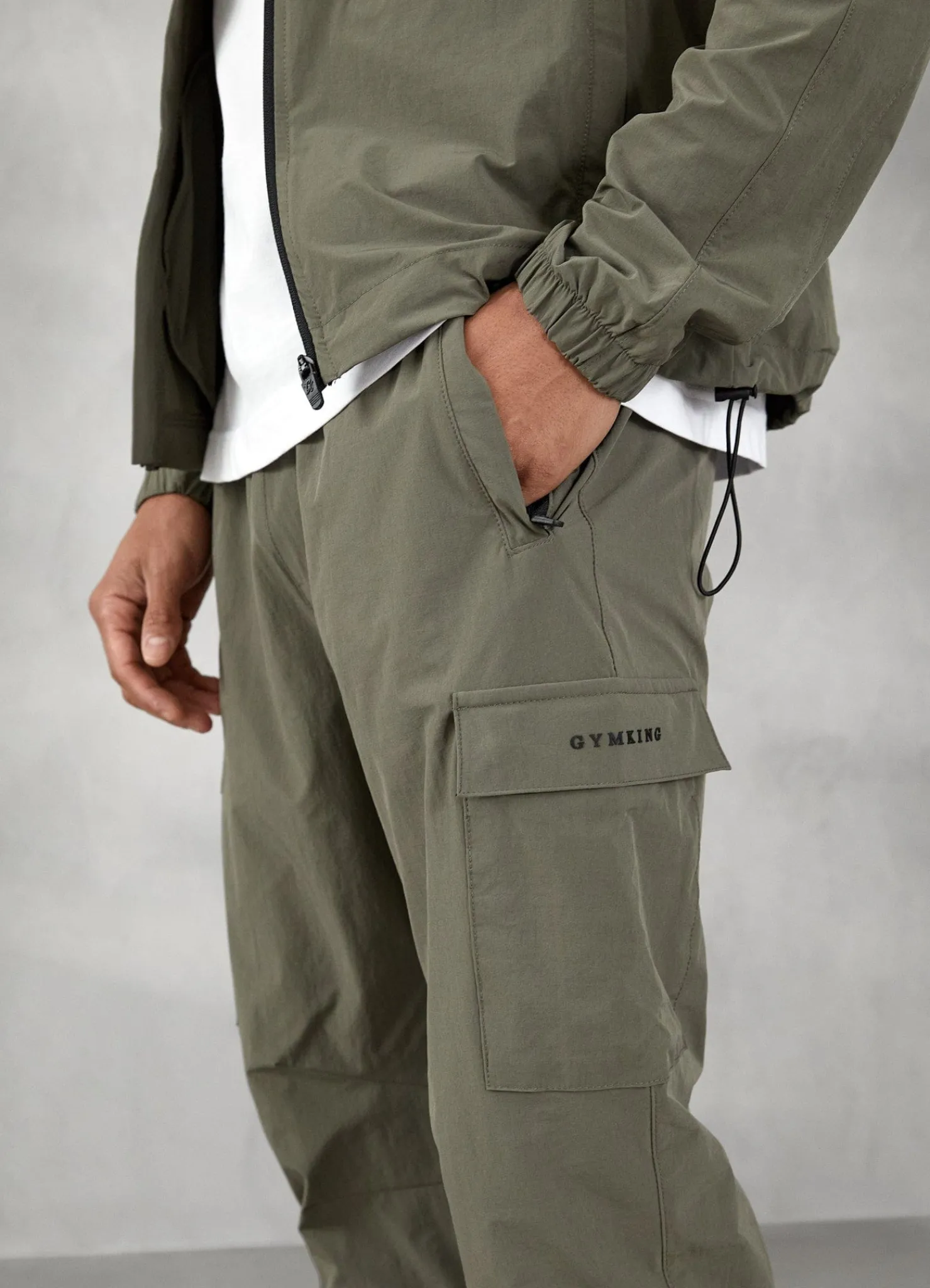 Tracksuits<Gym King Utility Woven Tracksuit Olive