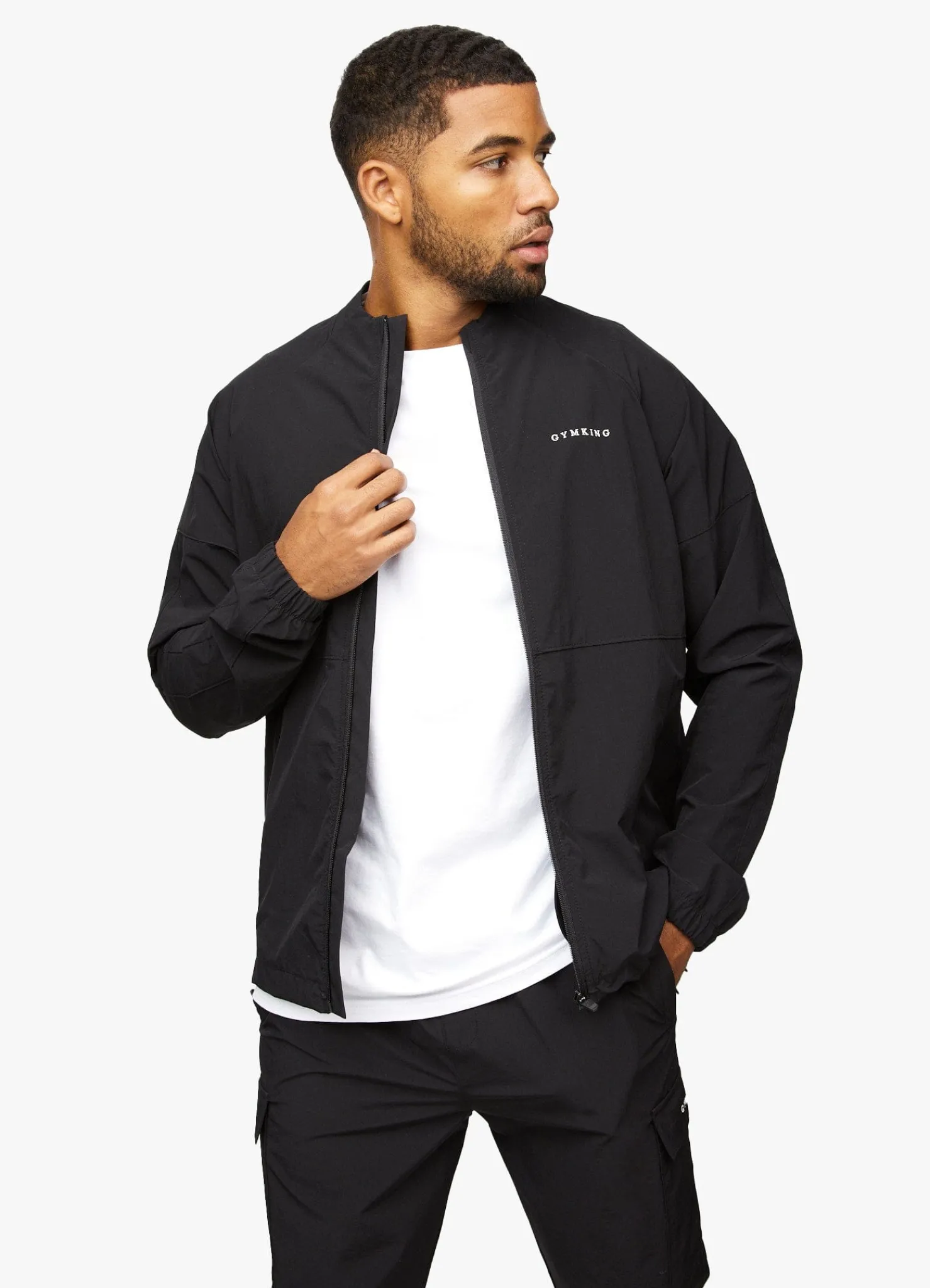 Tracksuits<Gym King Utility Woven Tracksuit Black